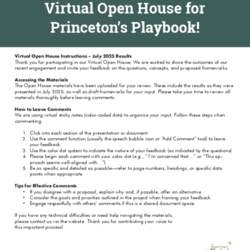 Princeton's Playbook: Virtual Open House thumbnail icon