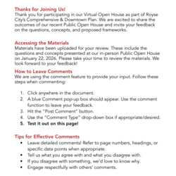 Royse City Downtown Plan thumbnail icon